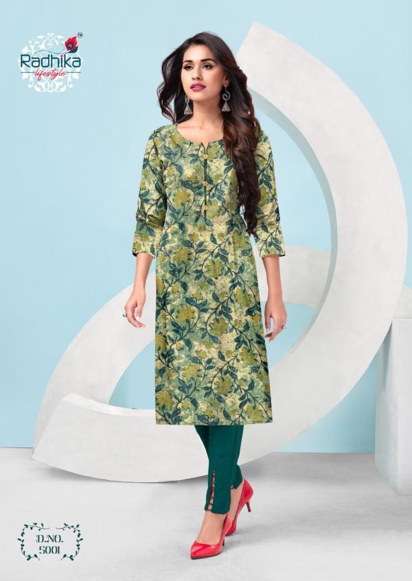 Radhika Traditional Vol 5 Casual Cotton Kurti Collection